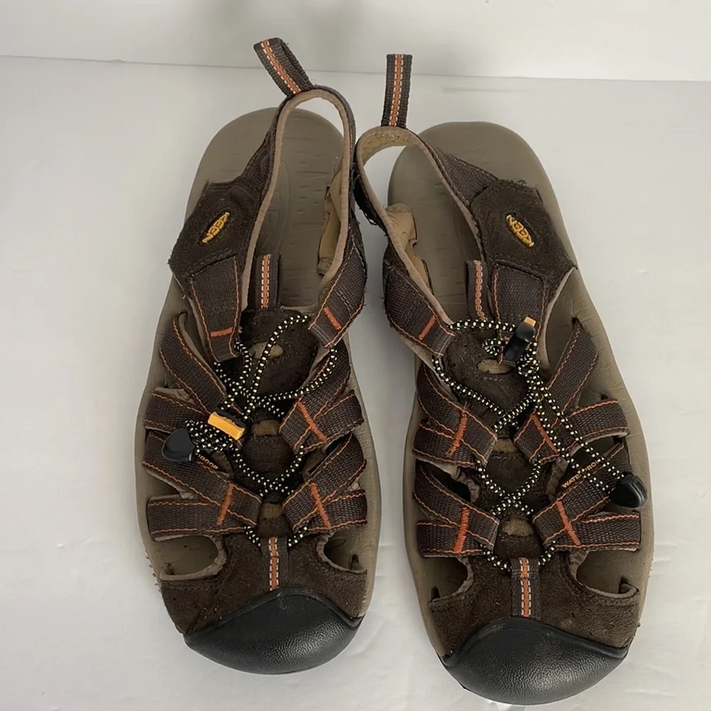 Keen Men’s Kanyon Waterproof Sandals Brown 11.5/12